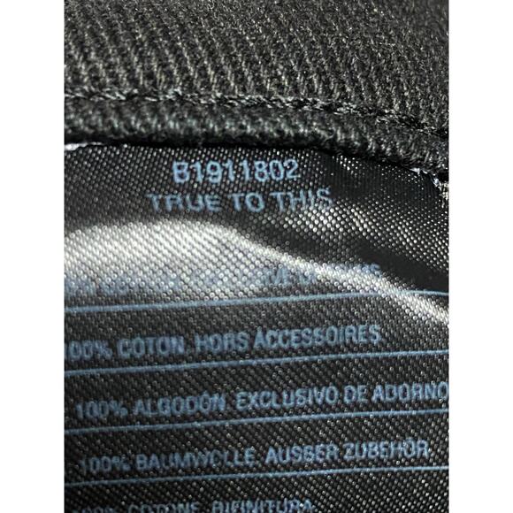 Volcom Black Jean Denim Mini Skirt S 4/6 High Rise Distressed Frayed Hem Grunge - Picture 10 of 11